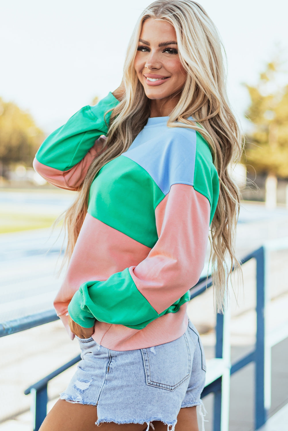Colorblock Sweatshirt (4 Colors Available)