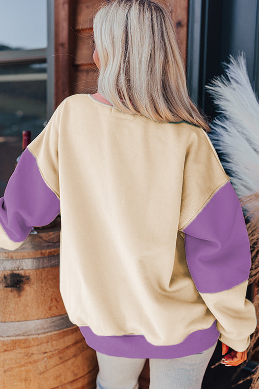 Colorblock Sweatshirt (4 Colors Available)