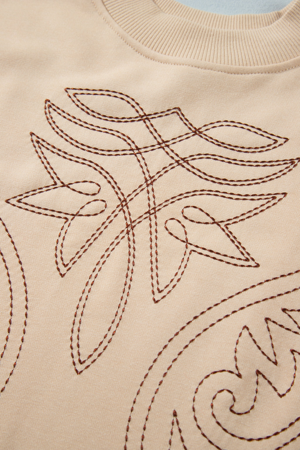 Western Embroidered Sweatshirt