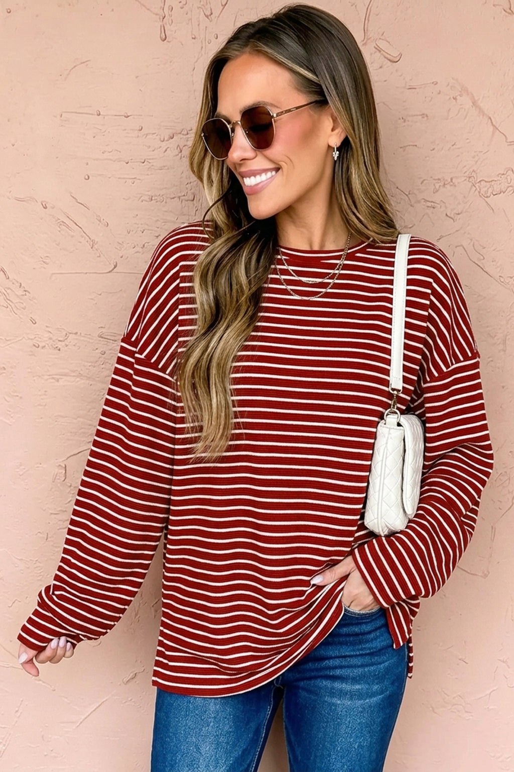 Striped Long Sleeve Top