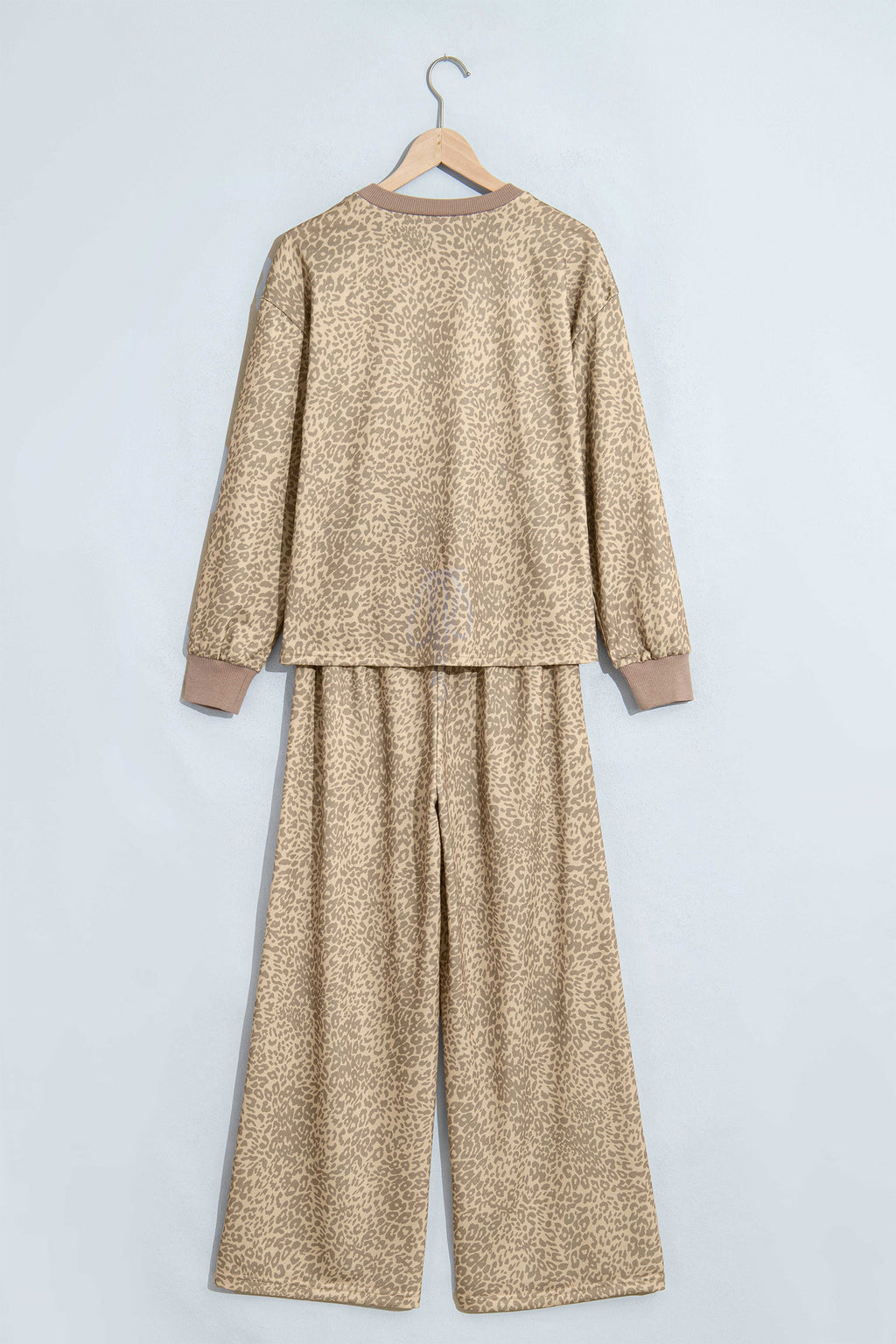 Leopard Star Patchwork Top & Pants Set
