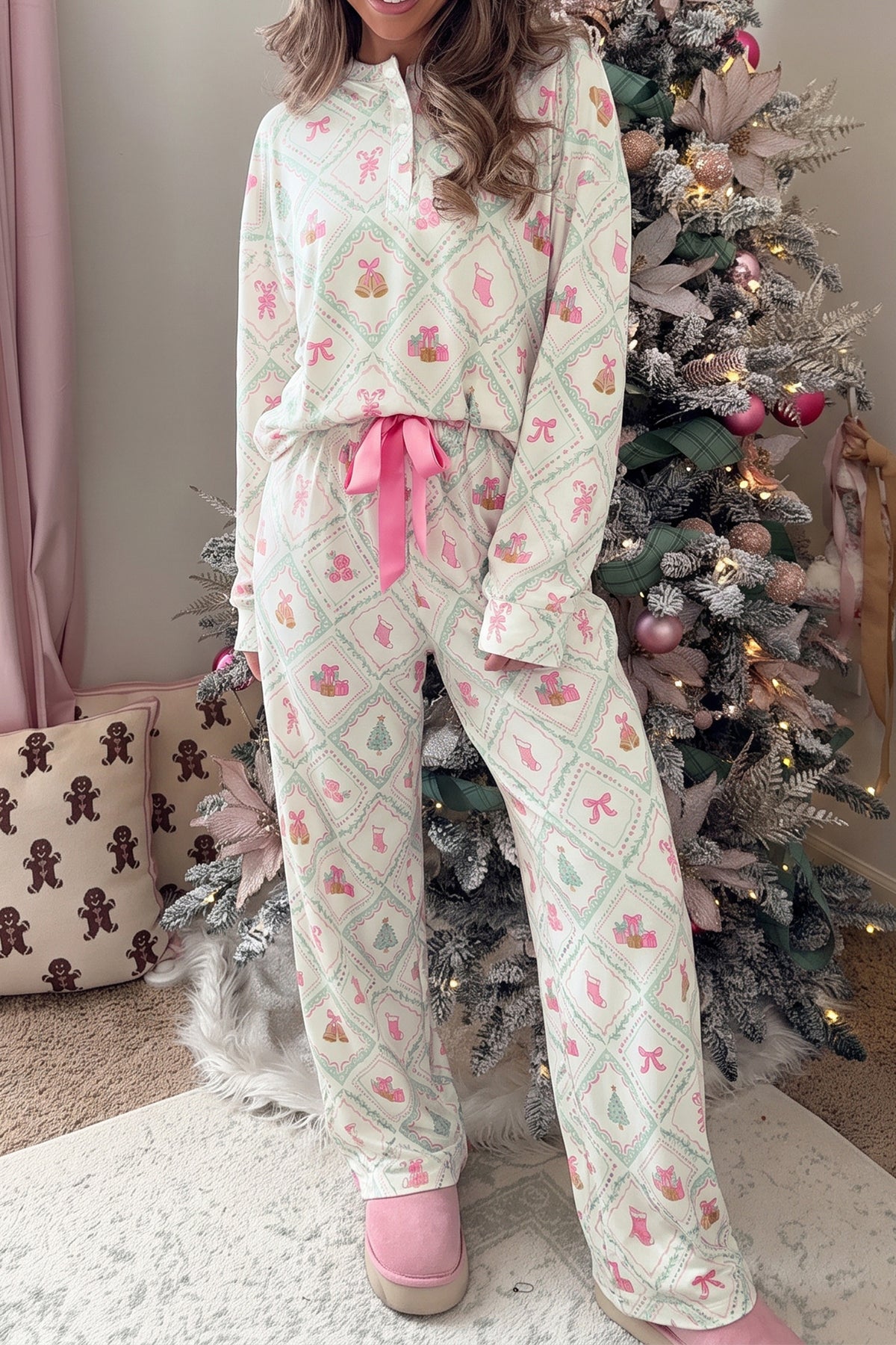 Patchwork Christmas Lounge Set