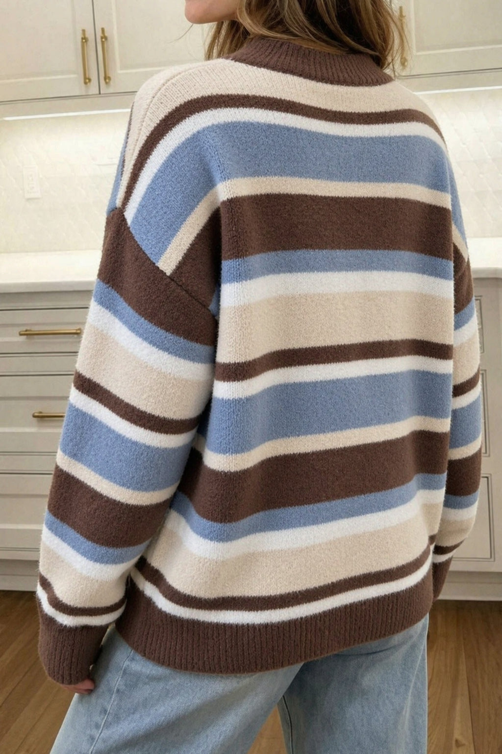 Multicolor Striped Sweater (2 Colors Available)