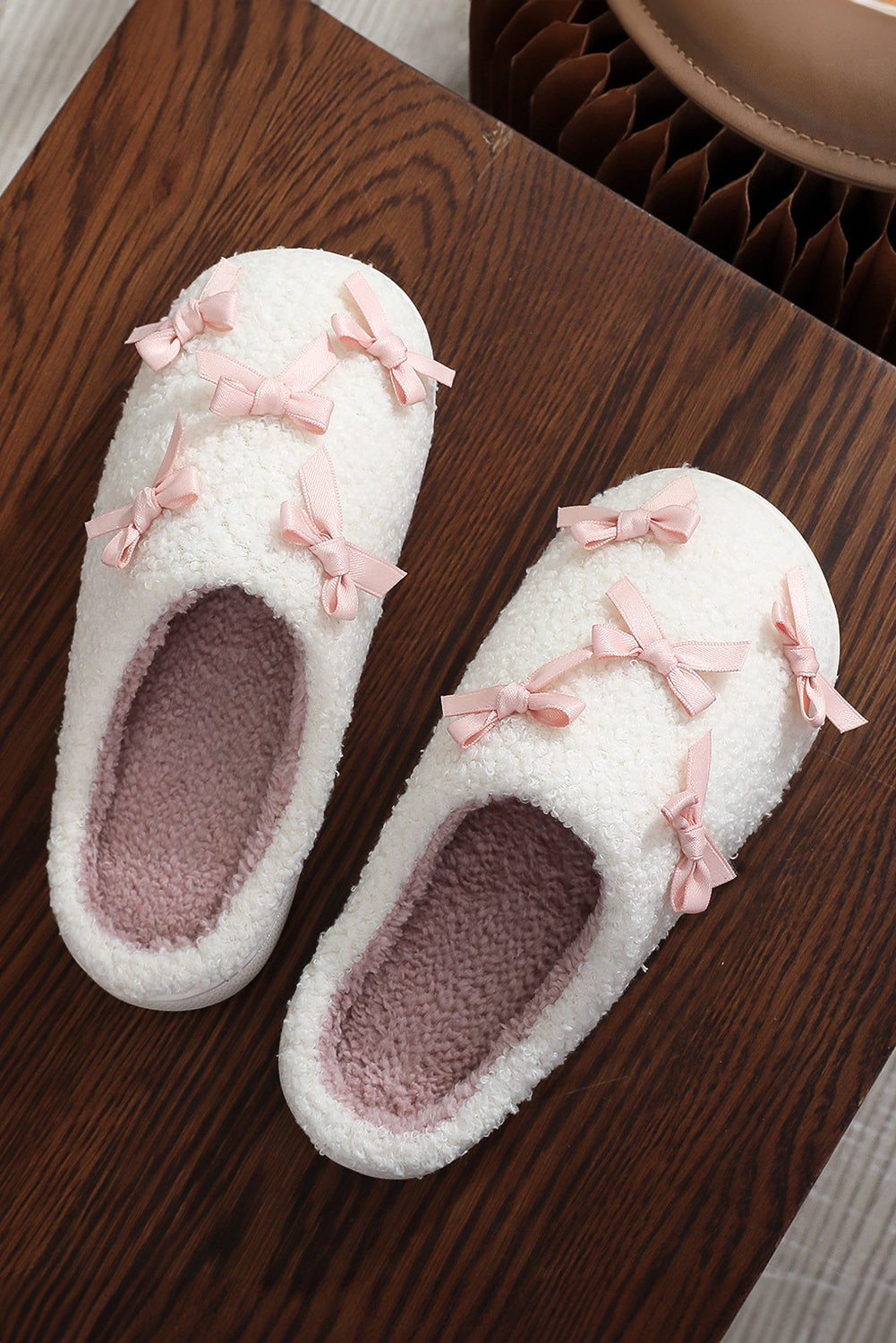 Ribbon Bow House Slipper