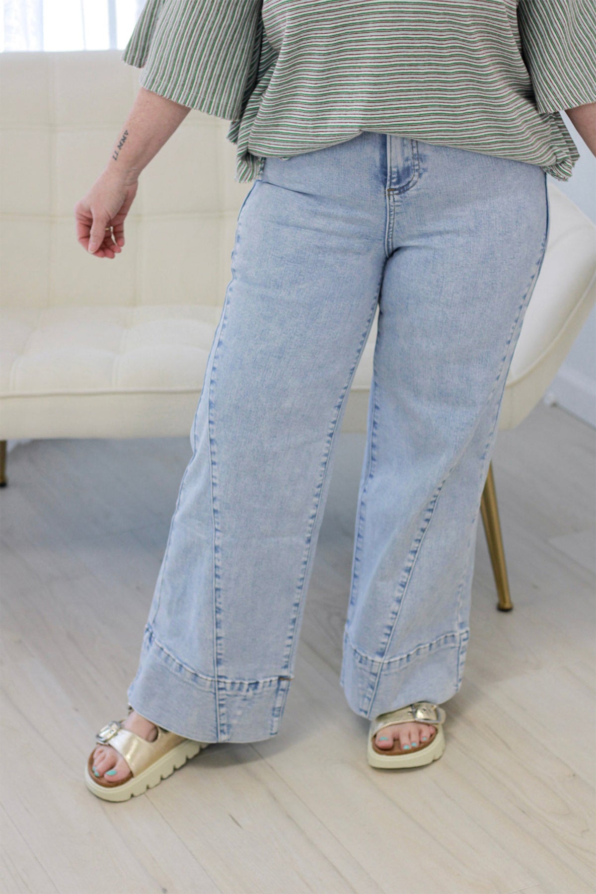 Beau Blue Loose Fit Plus Size Jeans