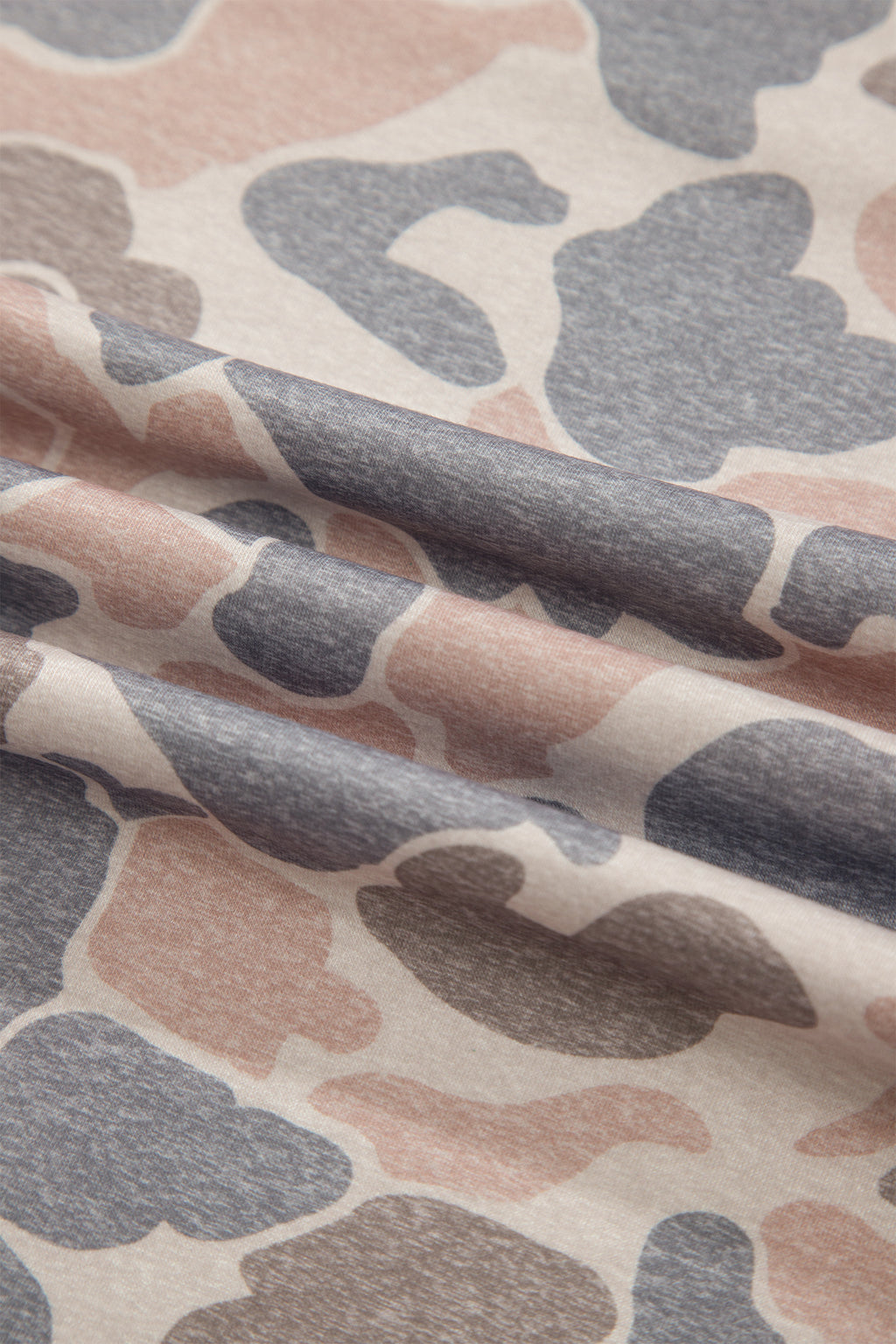 Camouflage Long Sleeve Top &Pants Plus Size Set