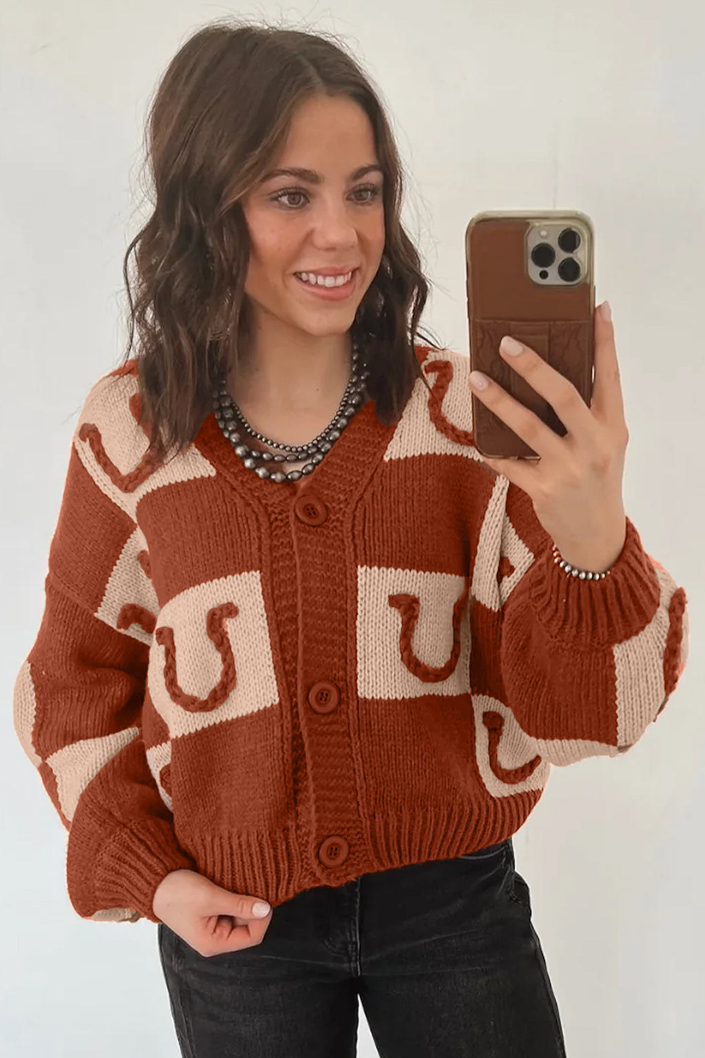 Horseshoe Sweater Cardigan