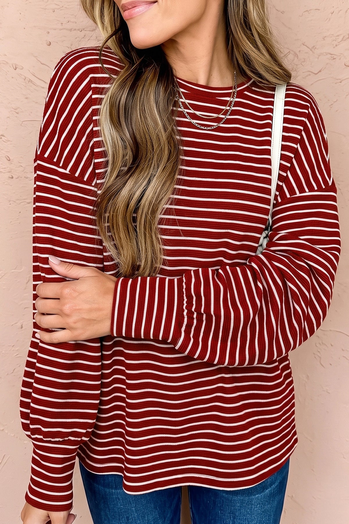 Striped Long Sleeve Top