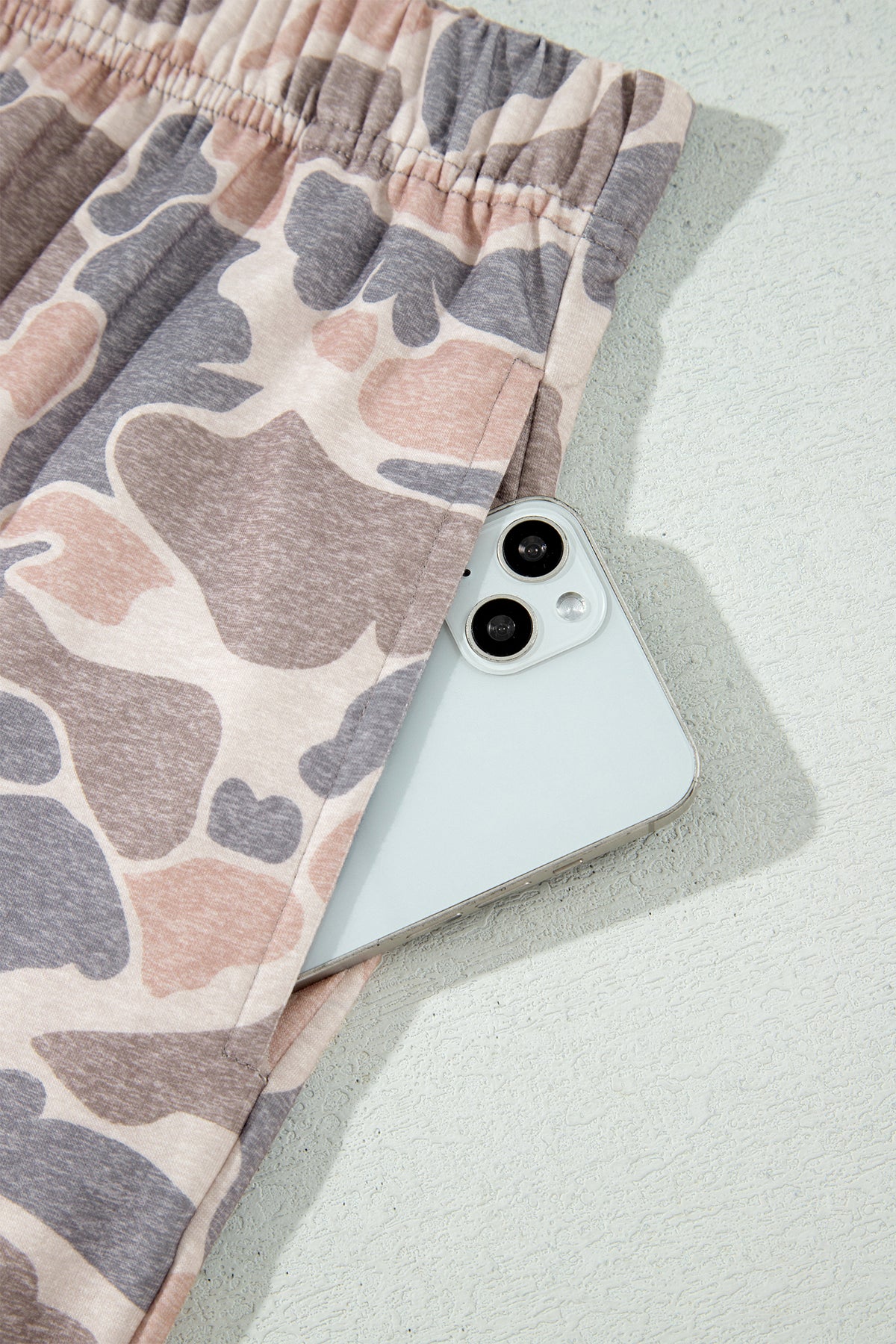 Camouflage Long Sleeve Top & Pants Set
