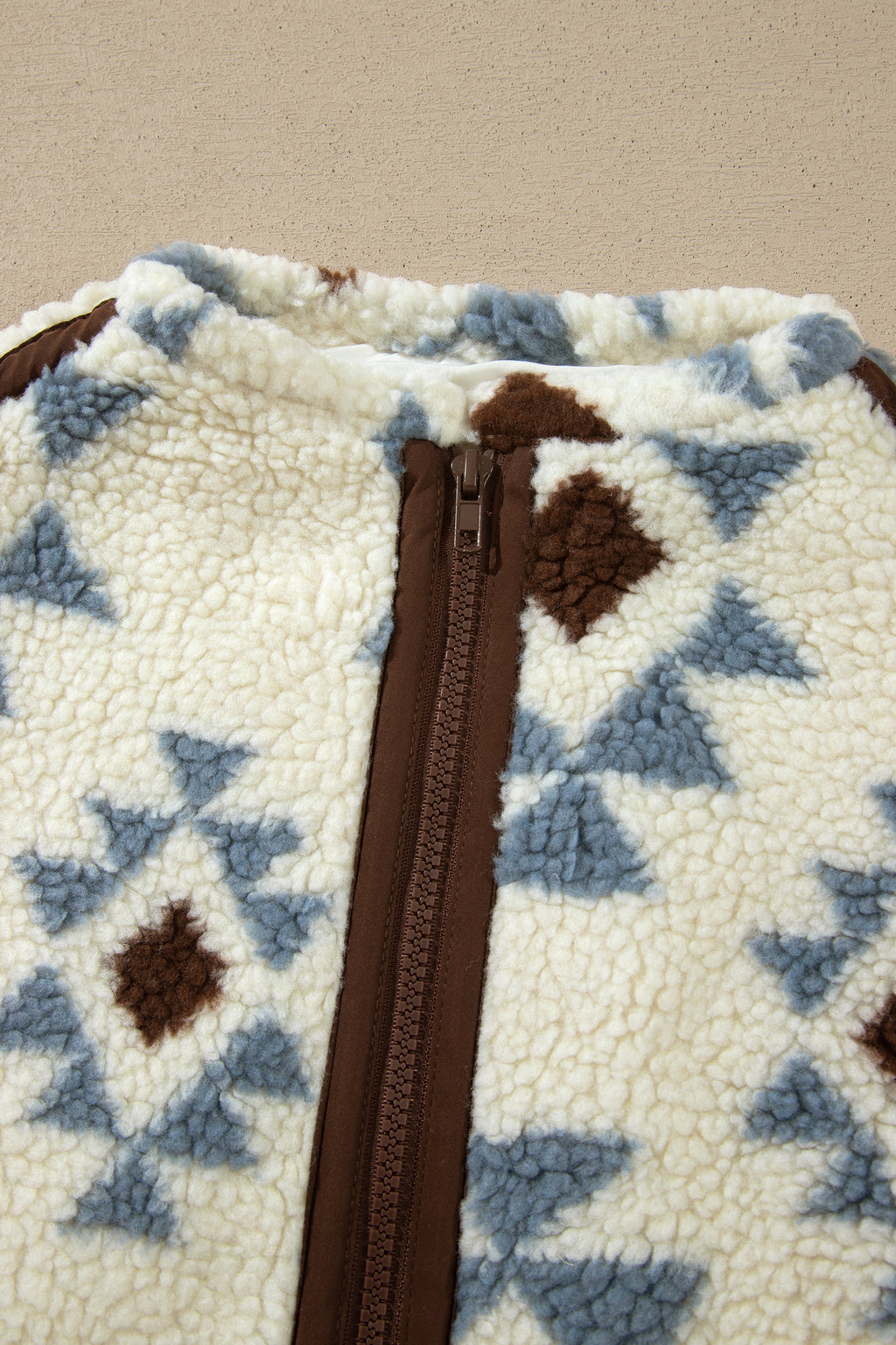 Sherpa Aztec Print Pullover