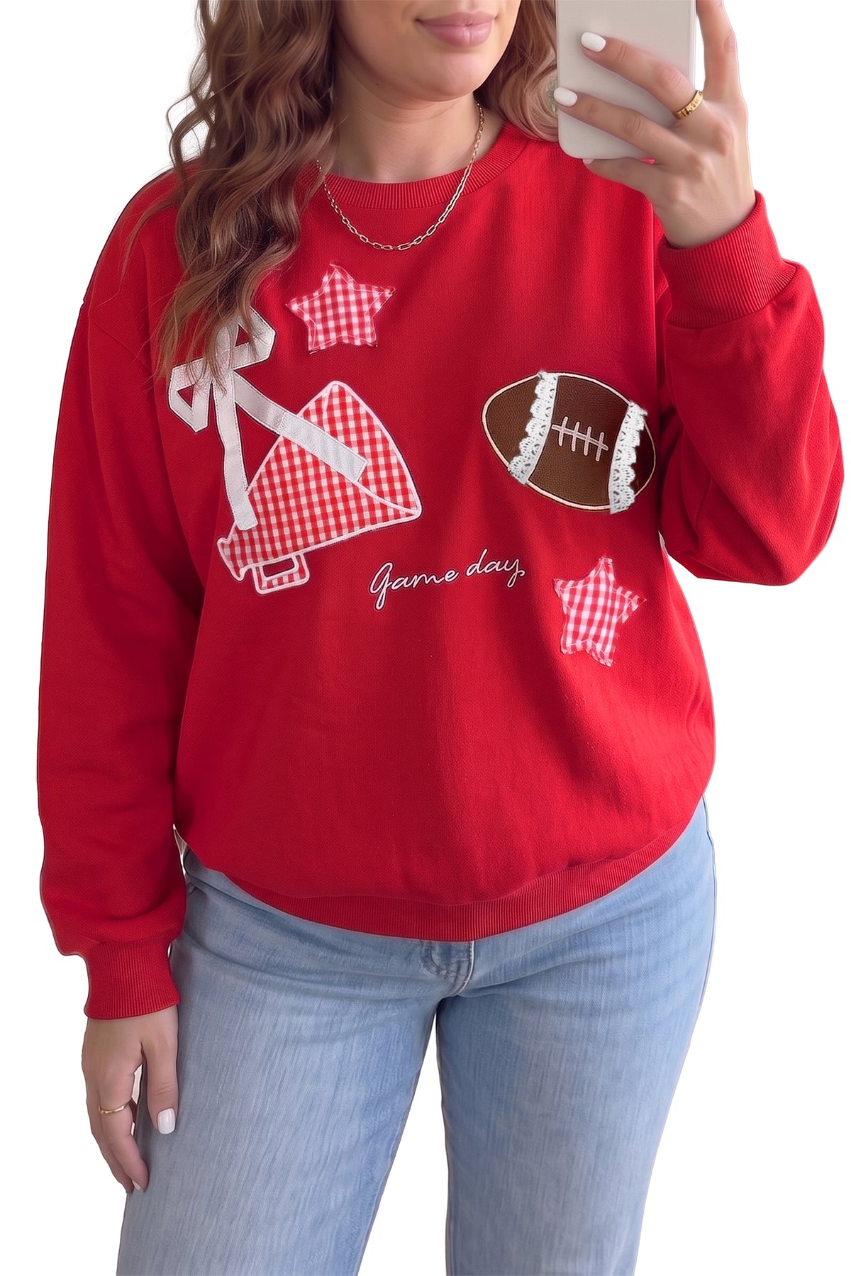 Game Day Plus Size Sweatshirt (2 Colors Available)