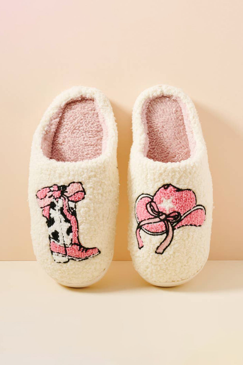 Cowgirl Hat & Boot House Slippers