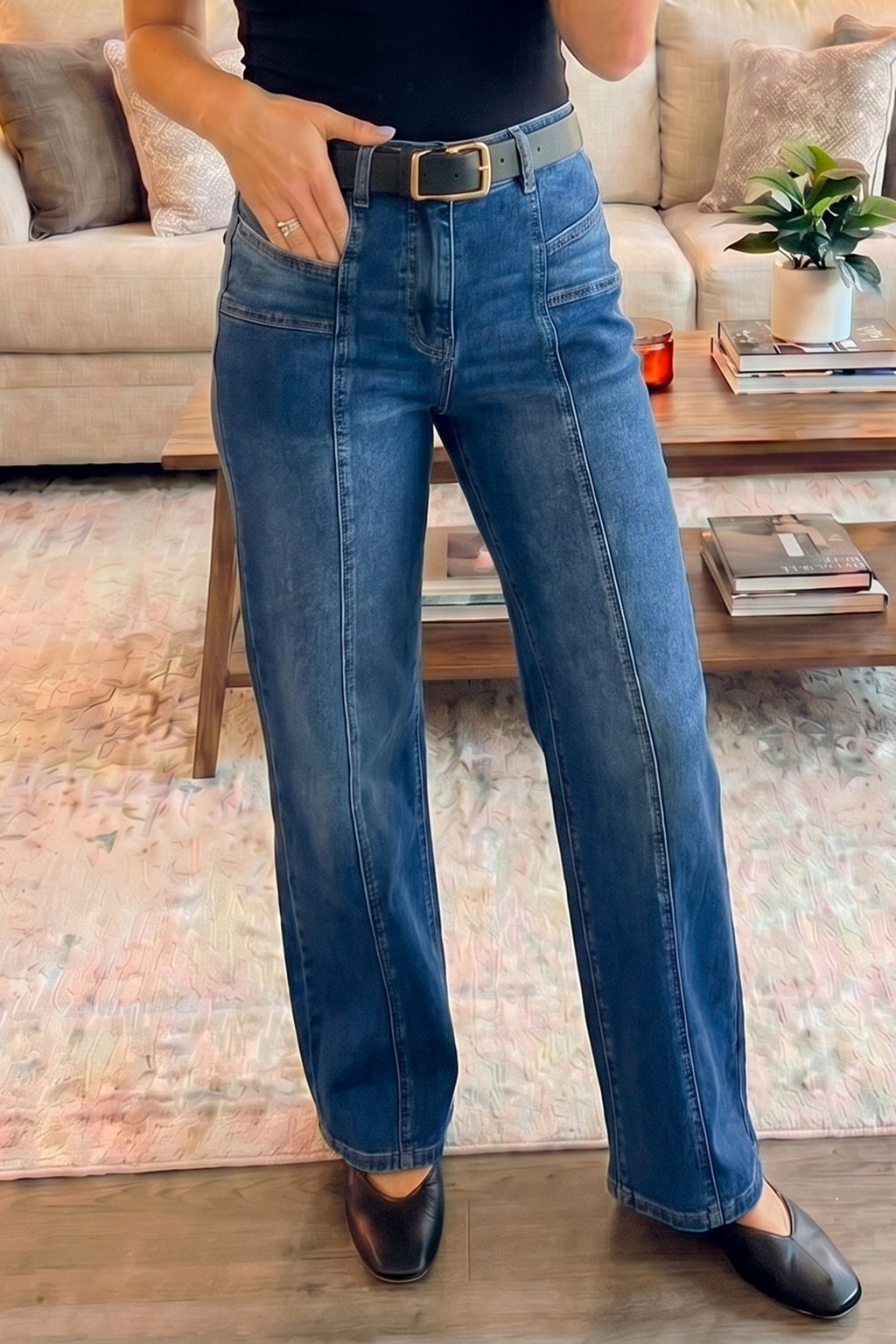 Tailored Seam Jeans