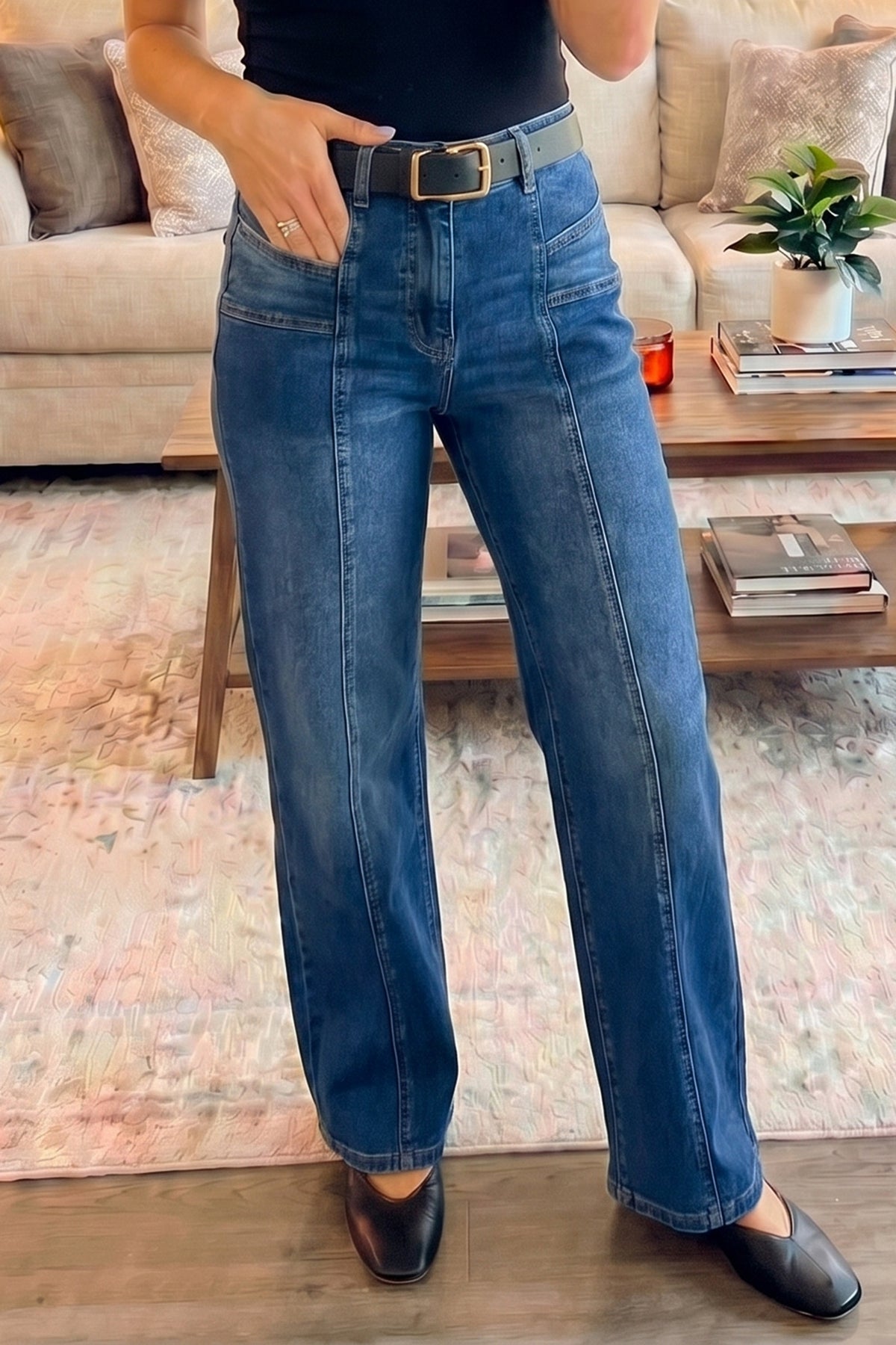 Tailored Seam Jeans