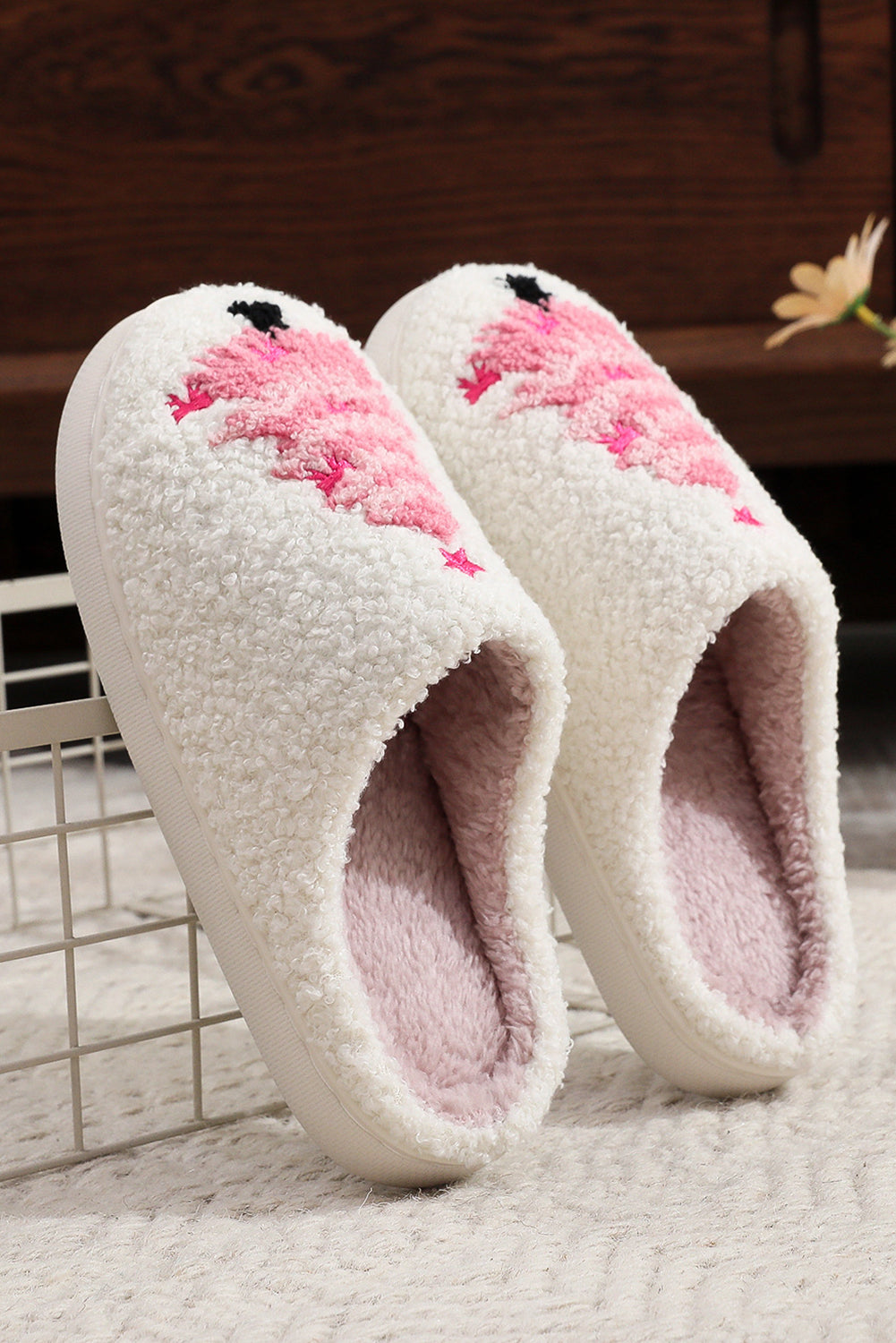 Christmas Tree House Slippers