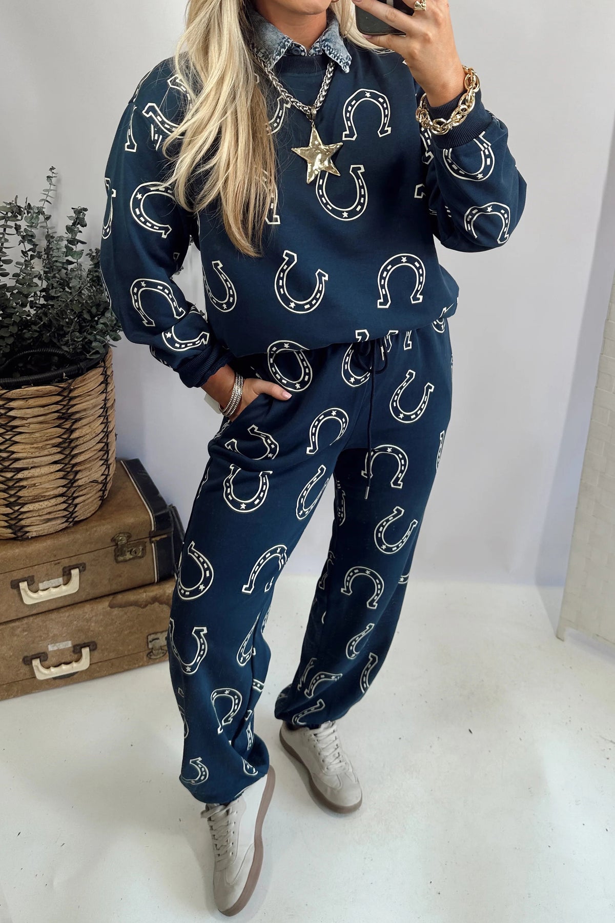 Western Horseshoe Pant Set