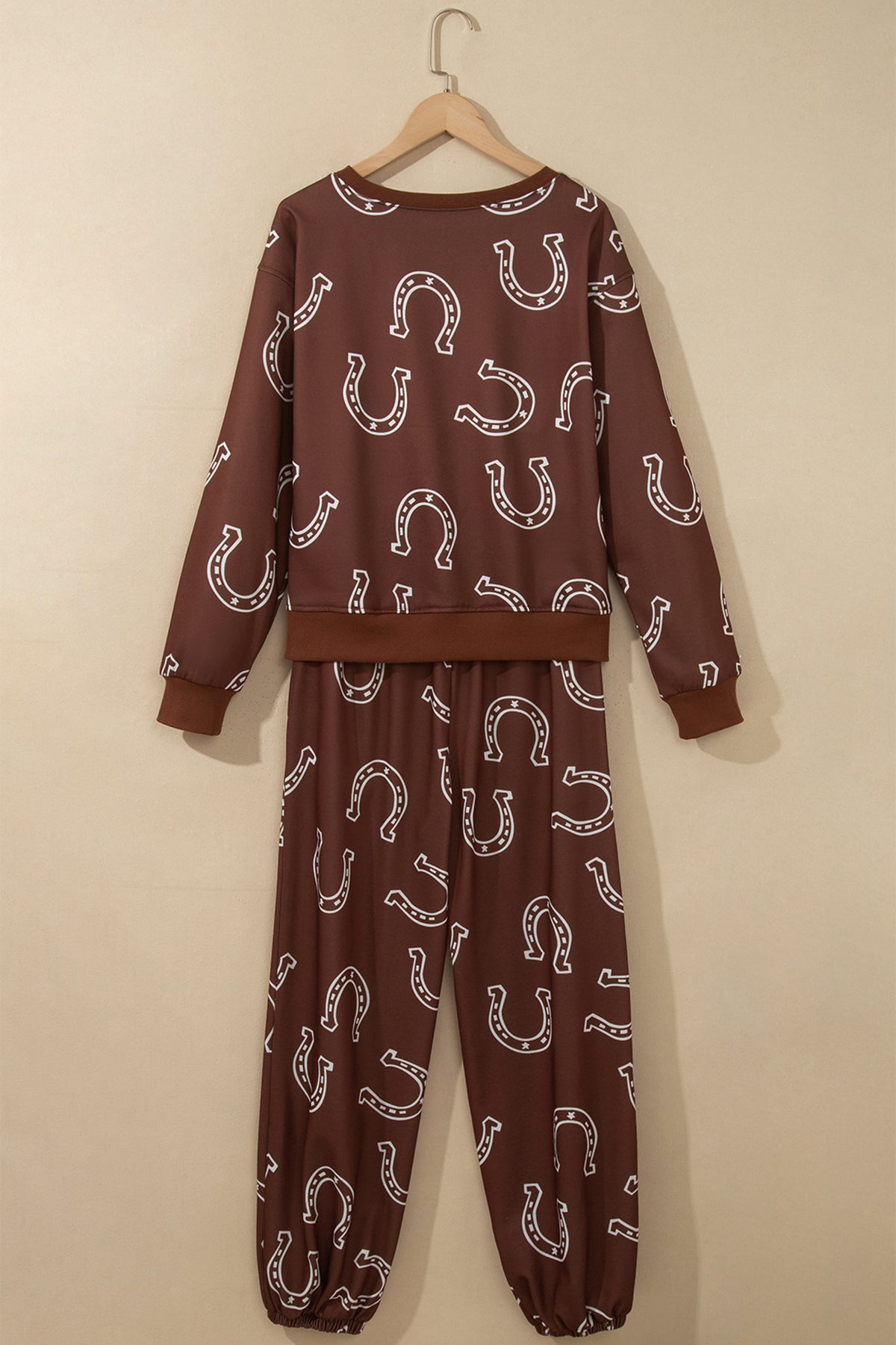 Western Print Pant Set