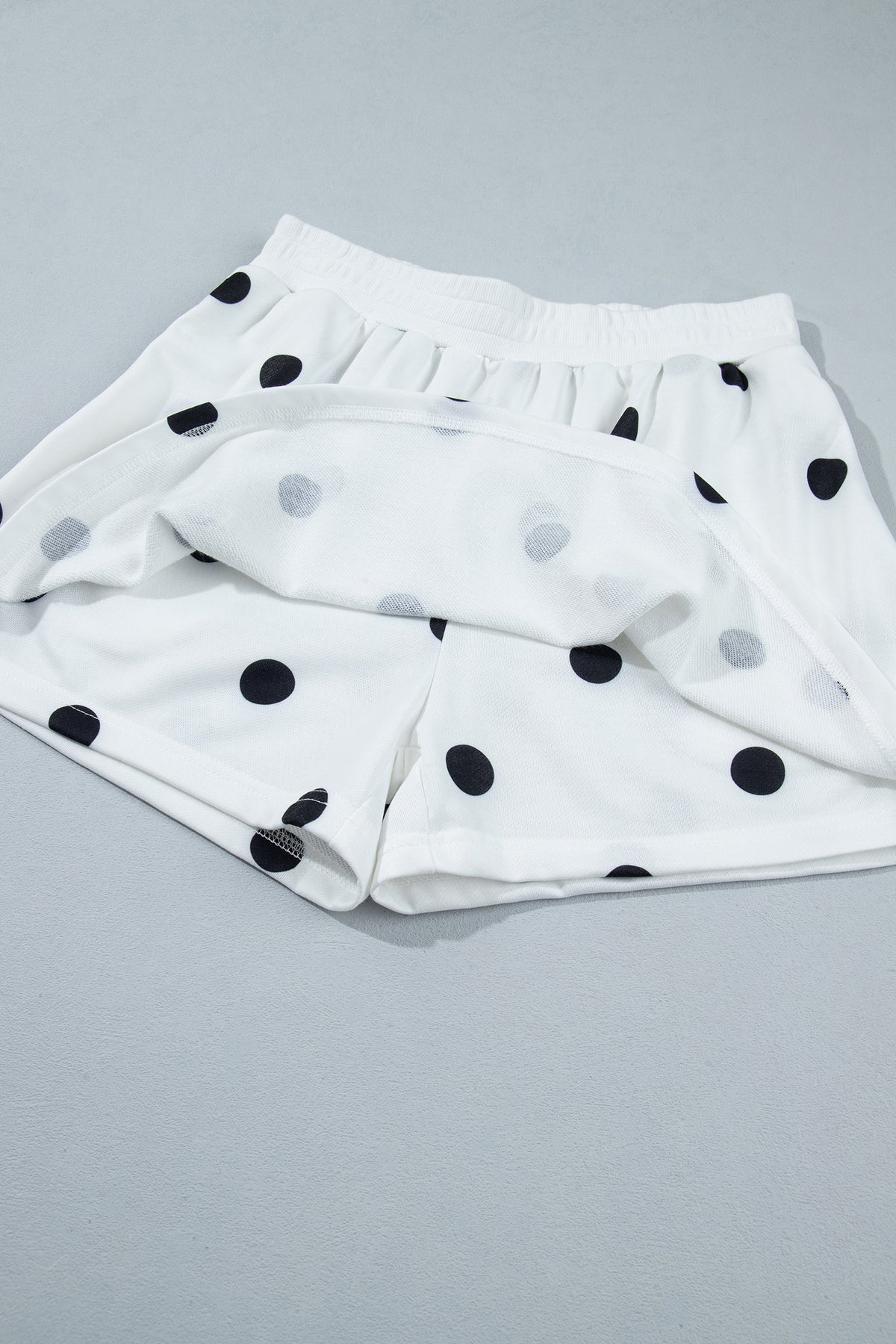 Polka Dot Pullover Skort Set (4 Colors Available)