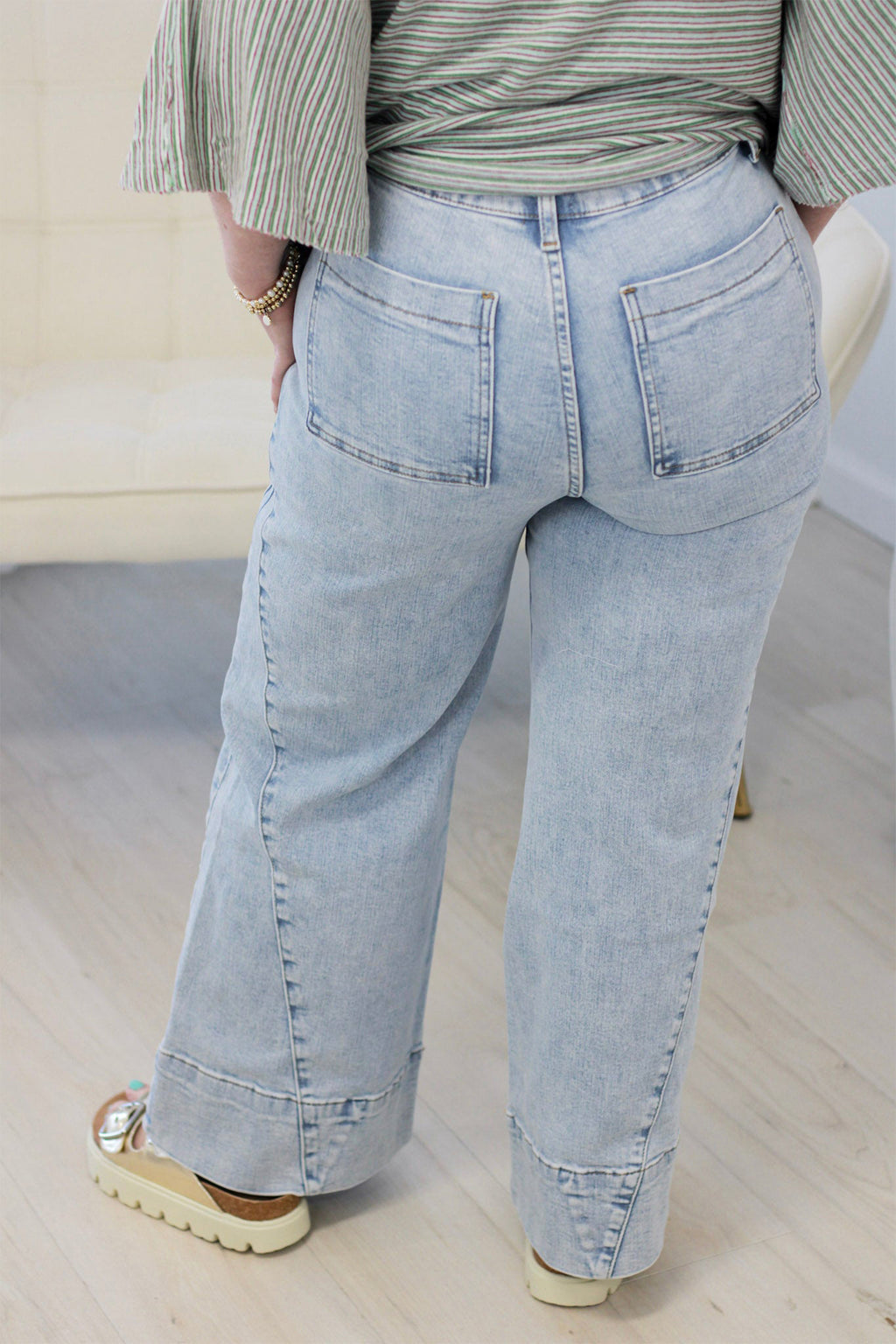 Beau Blue Loose Fit Plus Size Jeans