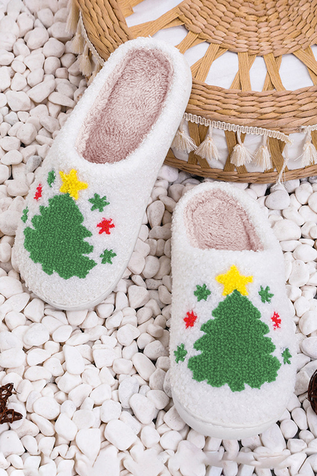 Christmas Tree House Slippers