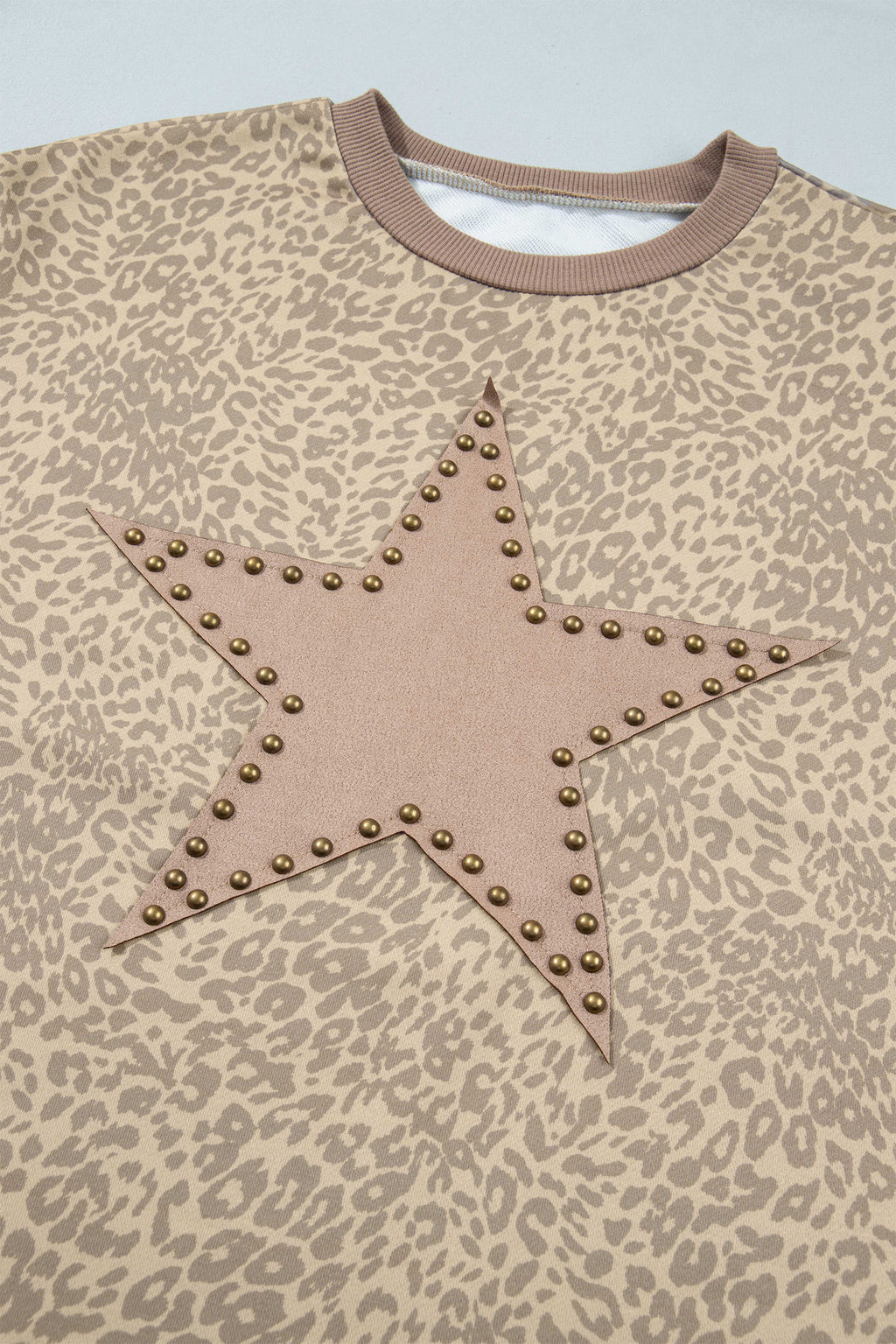 Leopard Star Patchwork Top & Pants Set