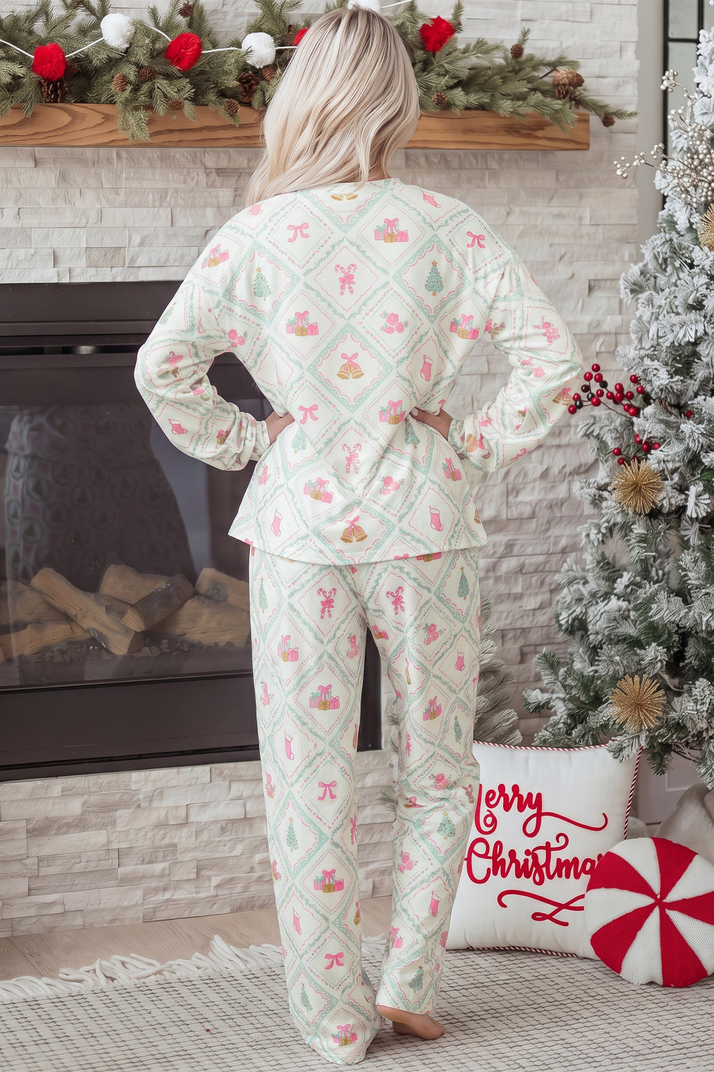 Patchwork Christmas Lounge Set