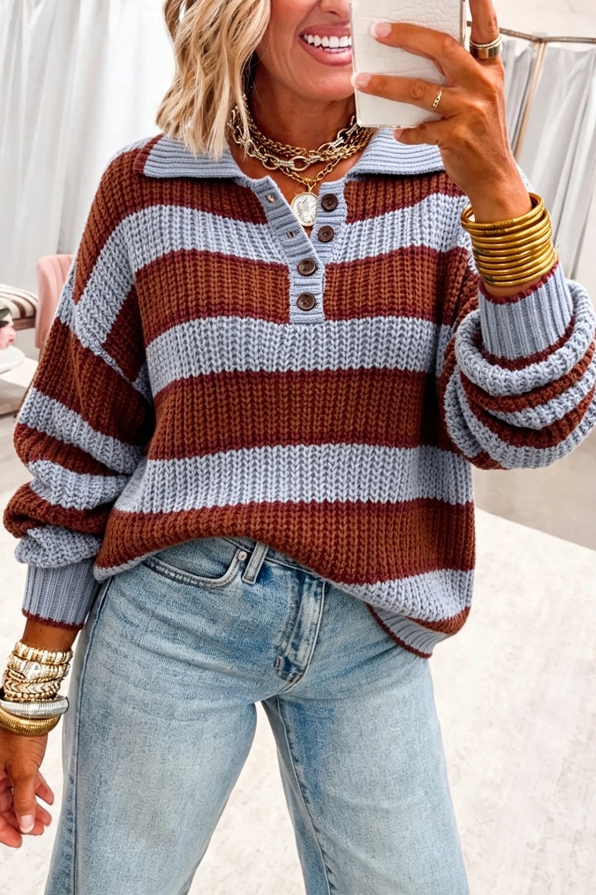 Striped Relaxed Sweater