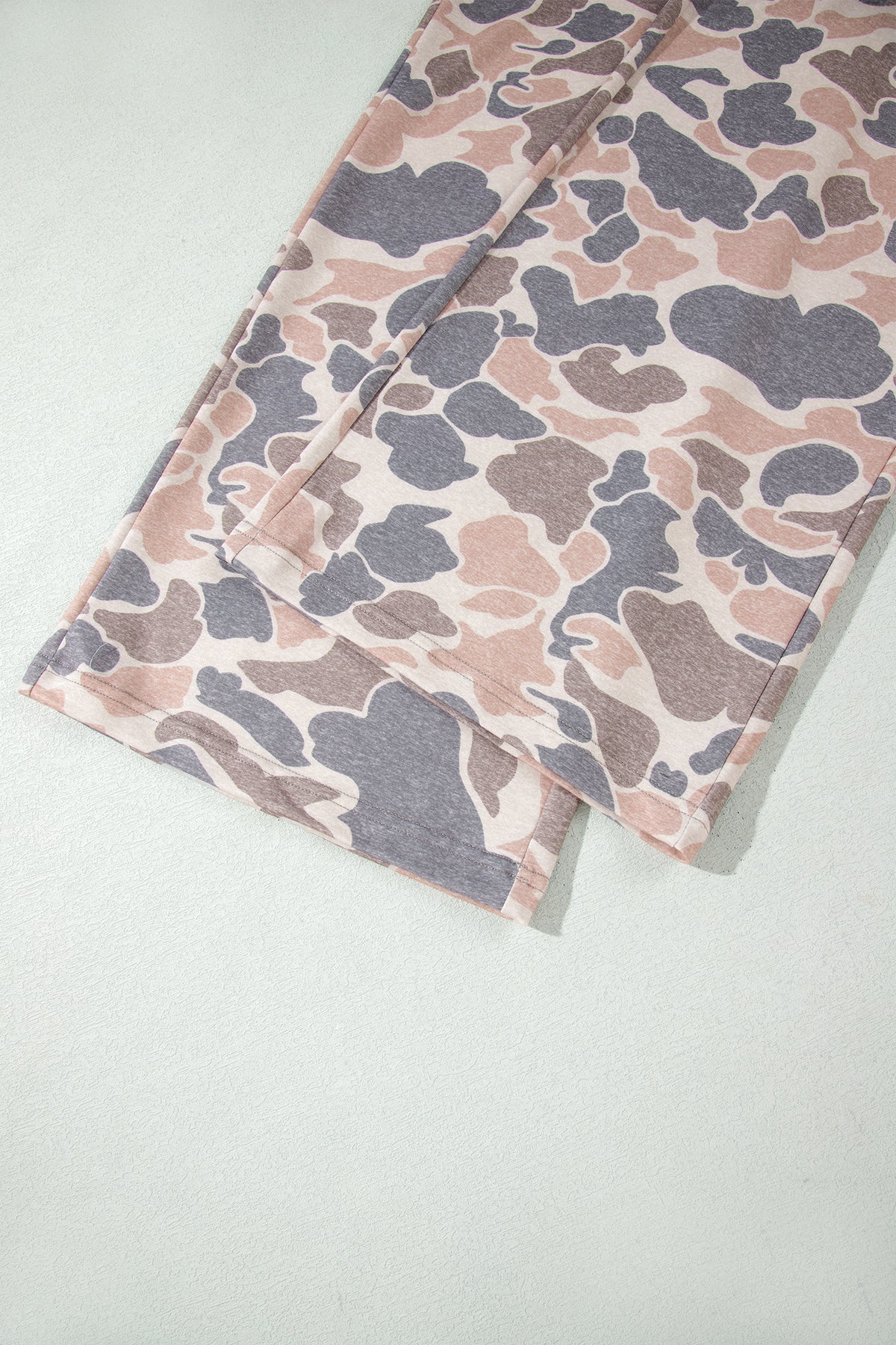 Camouflage Long Sleeve Top & Pants Set