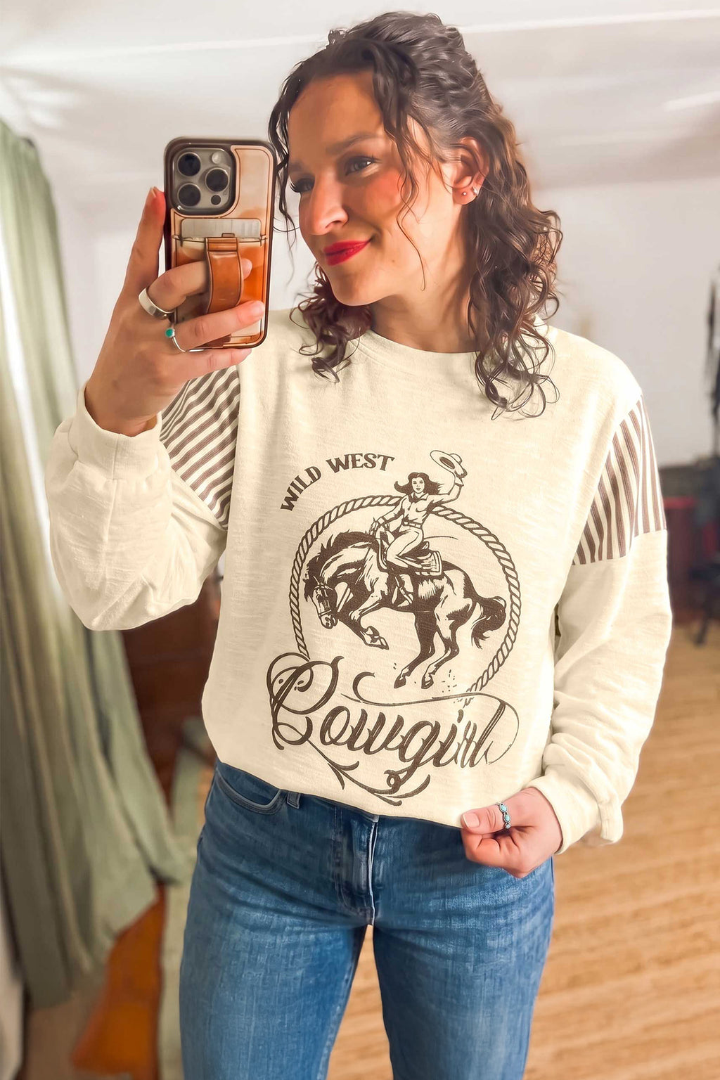 Western Cowgirl Sweatshirt