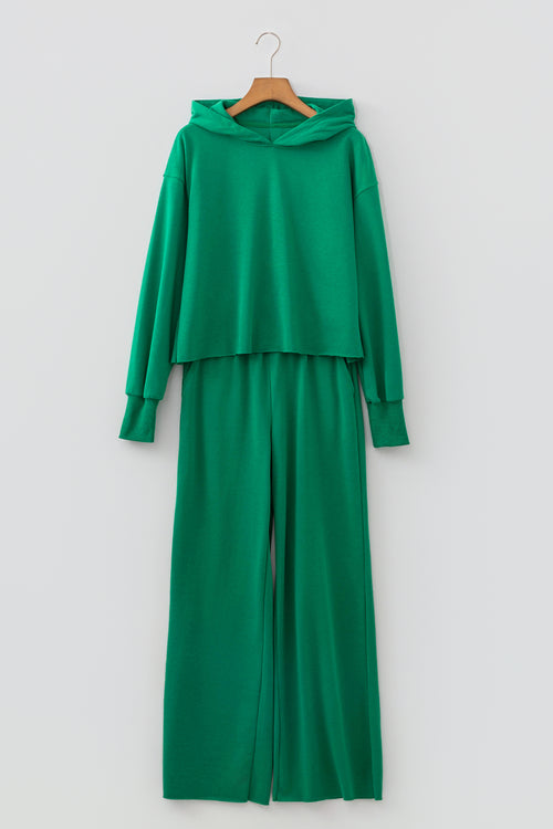 Bright Green Hoodie & Pants Set