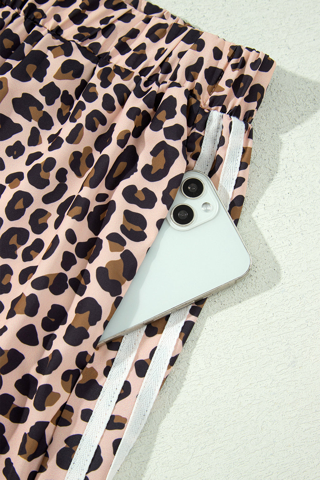 Leopard Print Wide Leg Pants