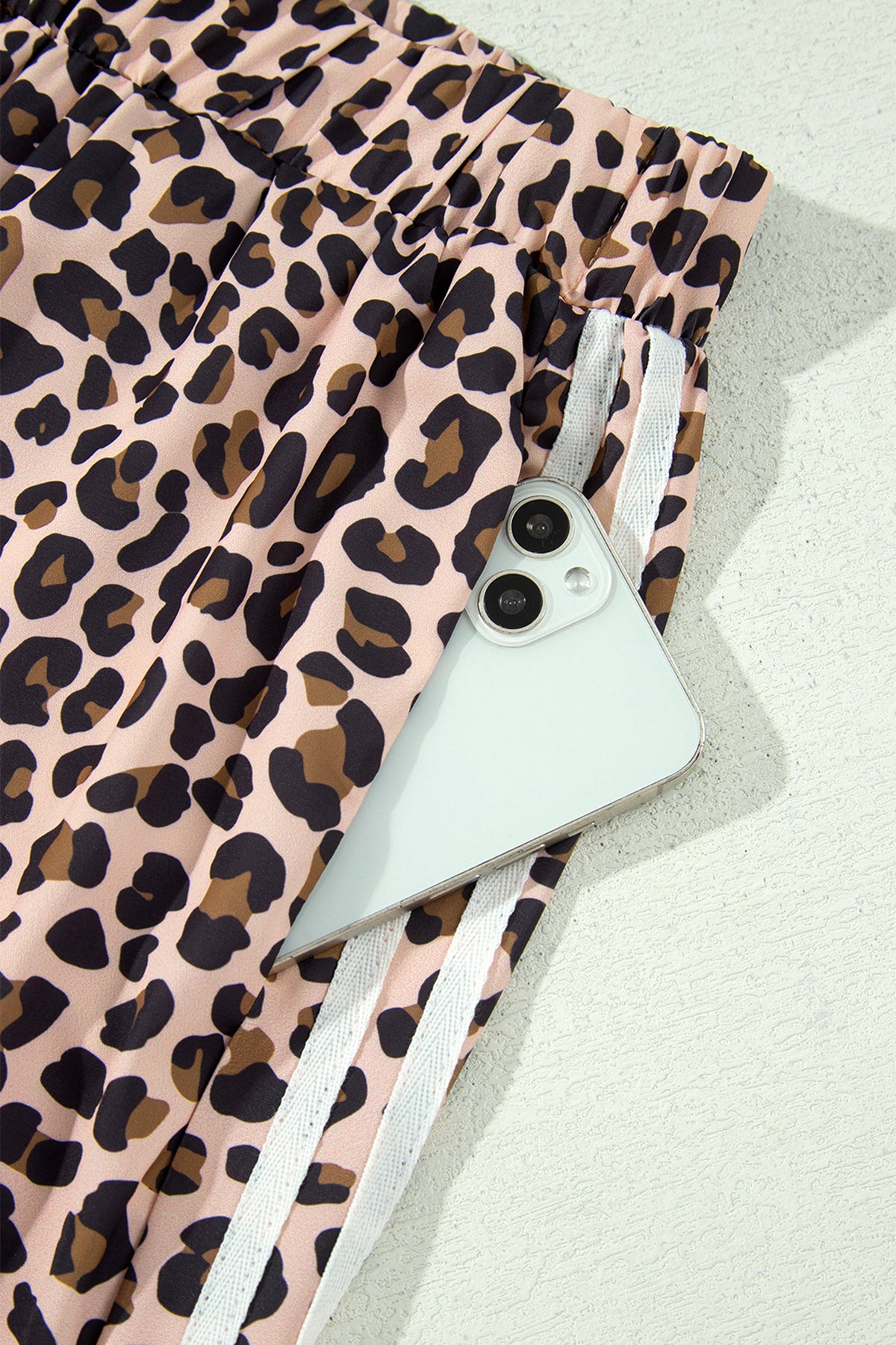 Leopard Print Wide Leg Pants