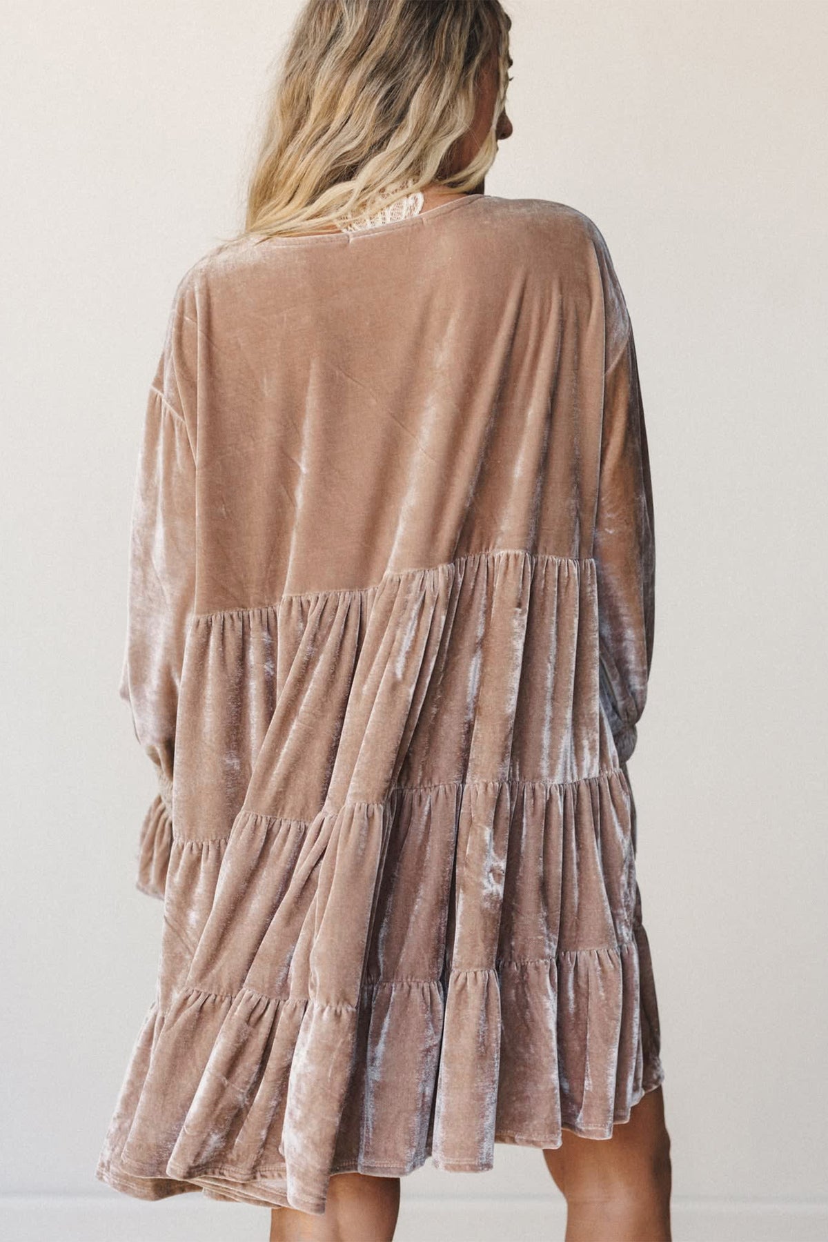 Velvet Tiered Dress