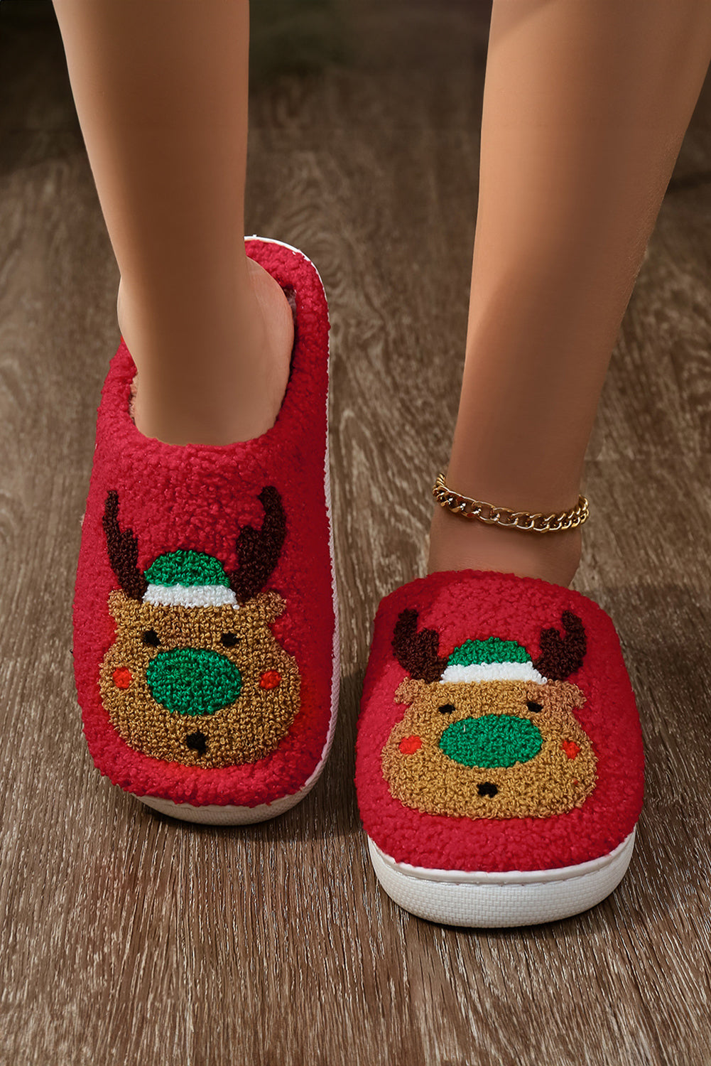 Reindeer House Slippers