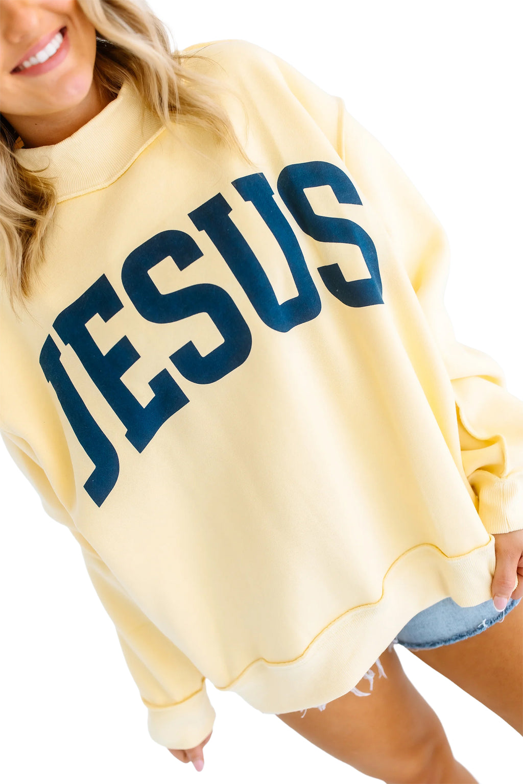 Jesus Plus Size Sweatshirt (2 Colors Available)