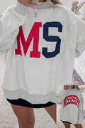 MS & AL Reversible Mock Neck Sweatshirt (2 Options Available)