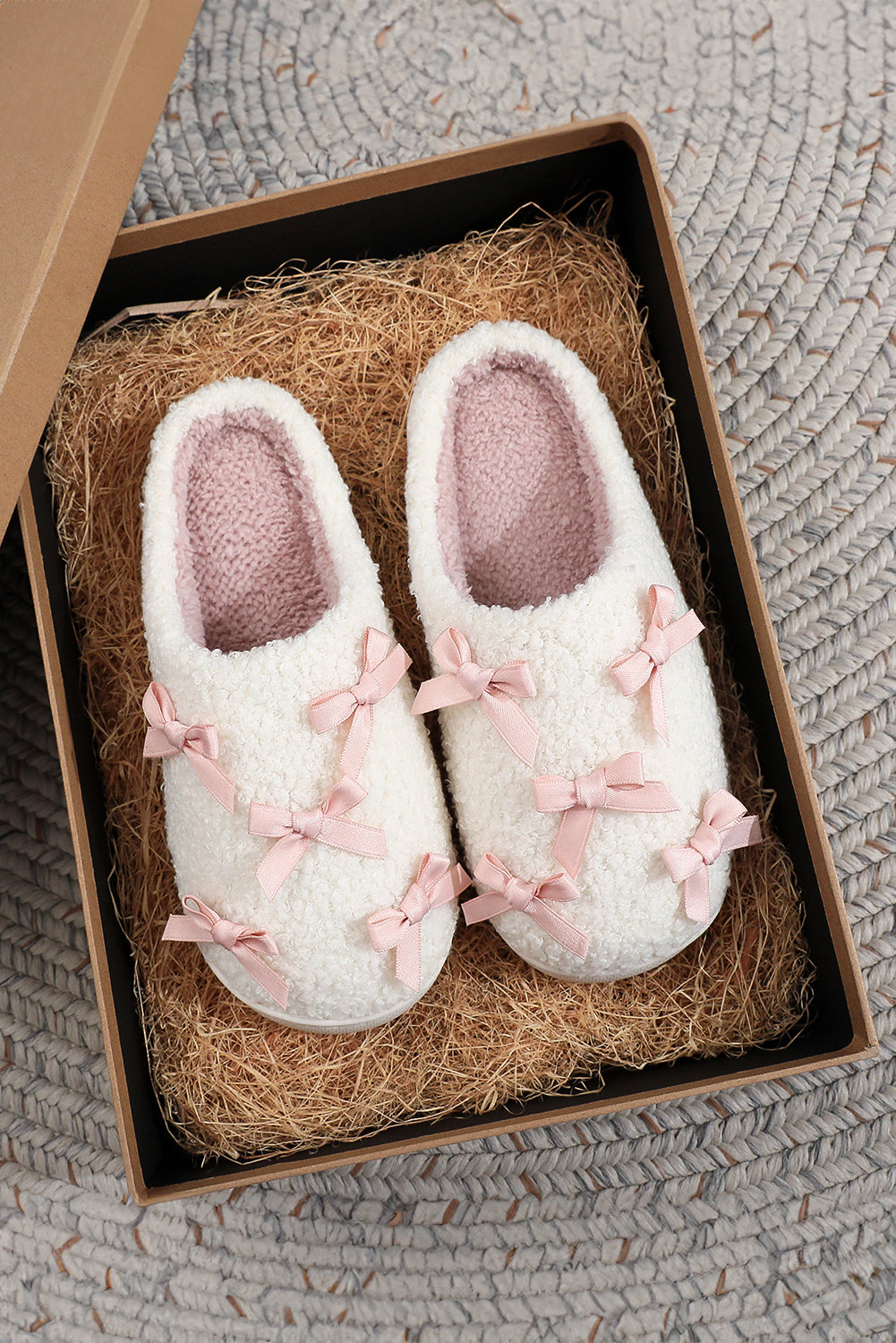 Ribbon Bow House Slipper