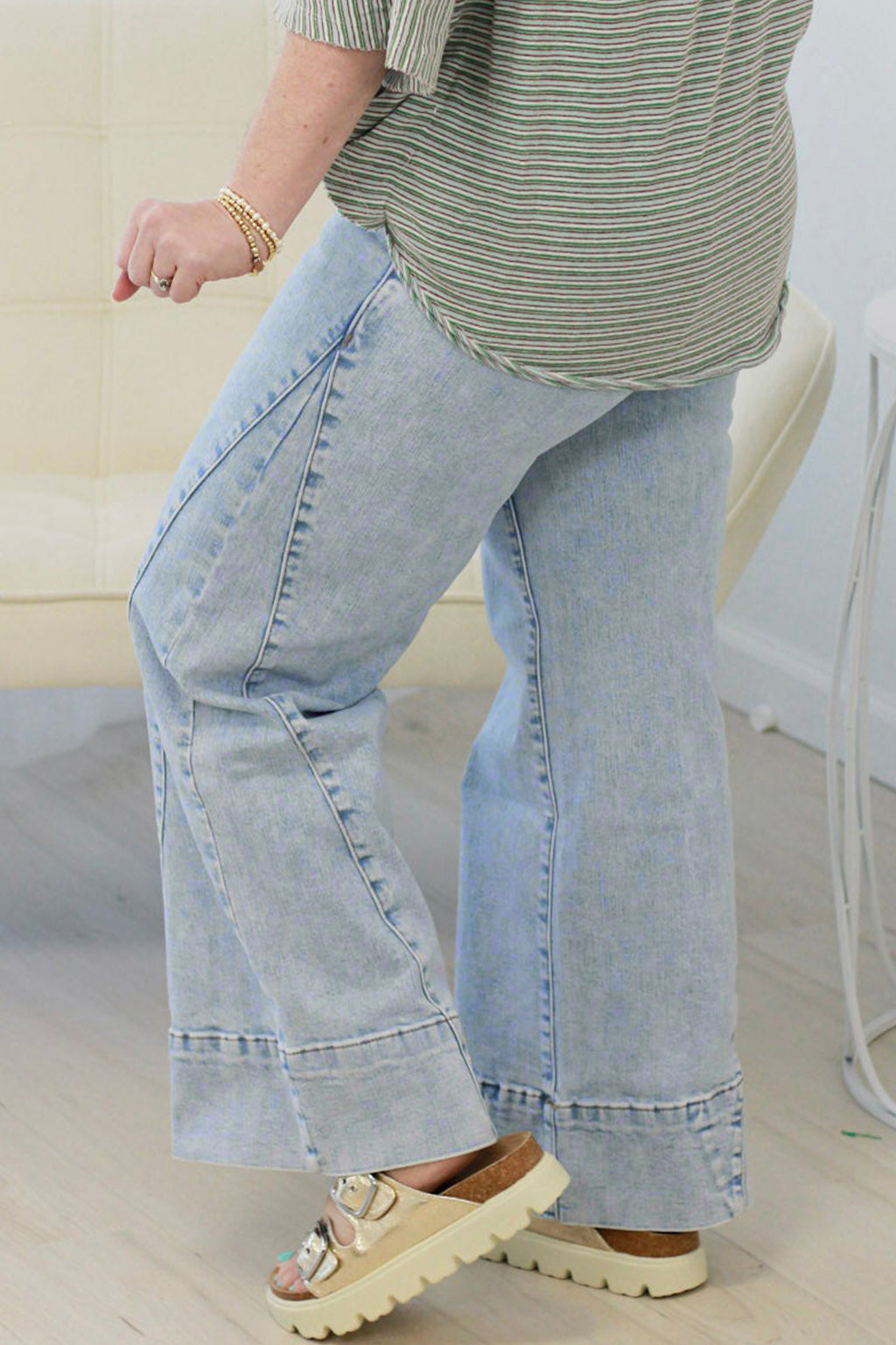 Beau Blue Loose Fit Plus Size Jeans