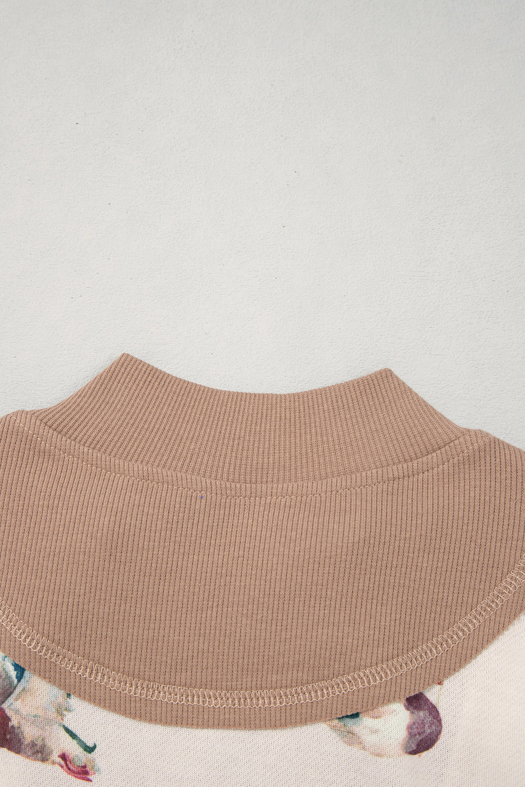 Mallard Color Block Patchwork Zip Neck Tunic