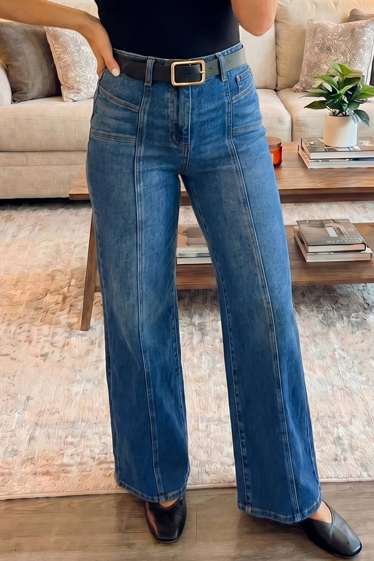 Tailored Seam Jeans