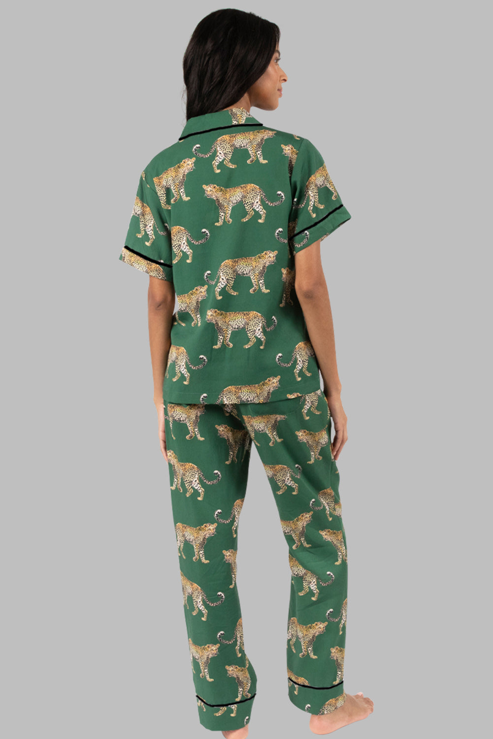 Cheetah Pajama Set