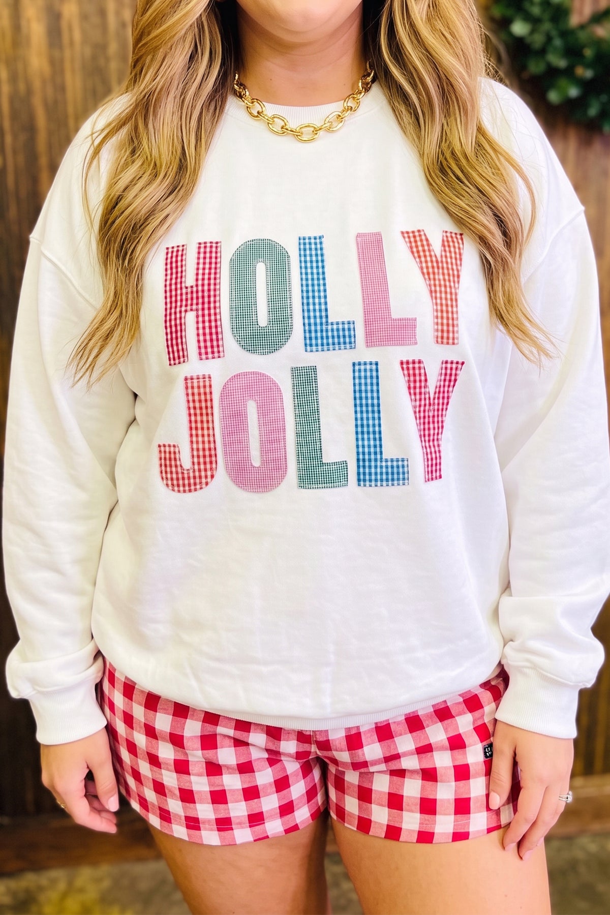 Holly Jolly Plus Size Sweatshirt