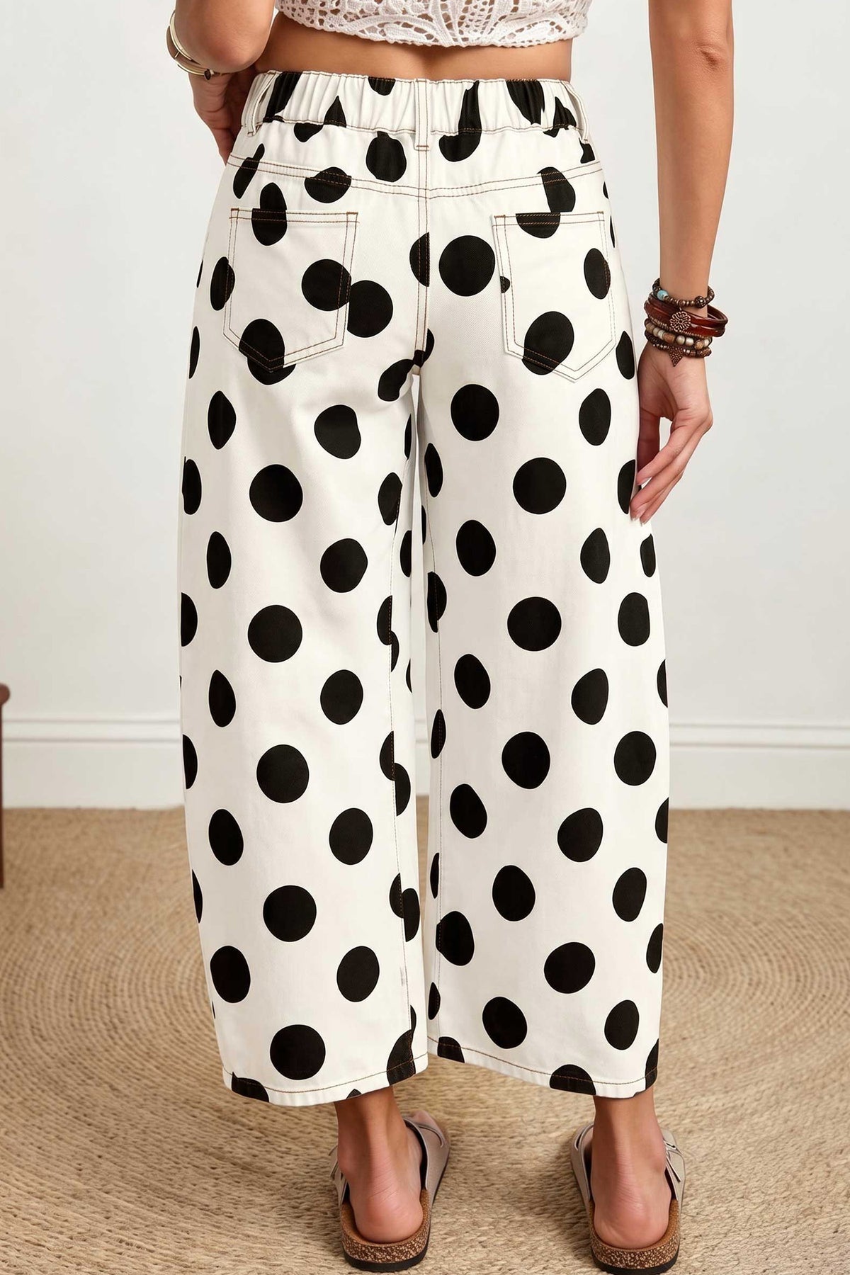Polka Dot Ankle-Length Barrels (3 Colors Available)