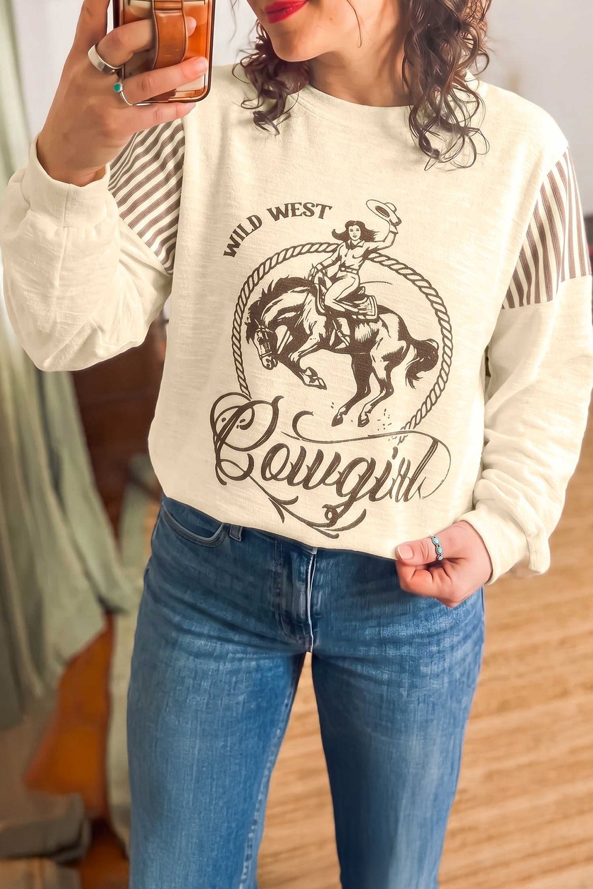 Western Cowgirl Sweatshirt