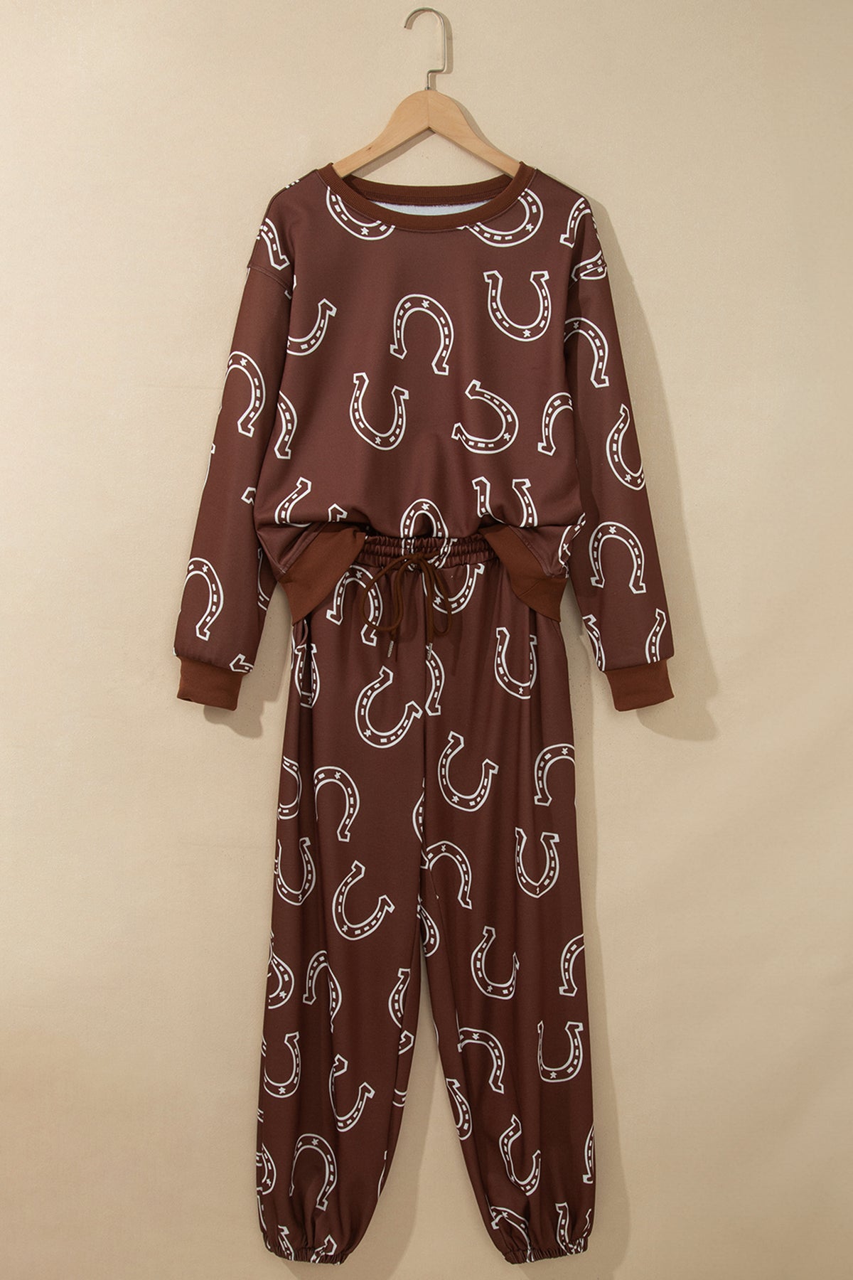 Western Print Pant Set