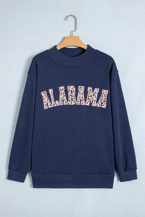 Alabama Embroidered Leopard Sweatshirt